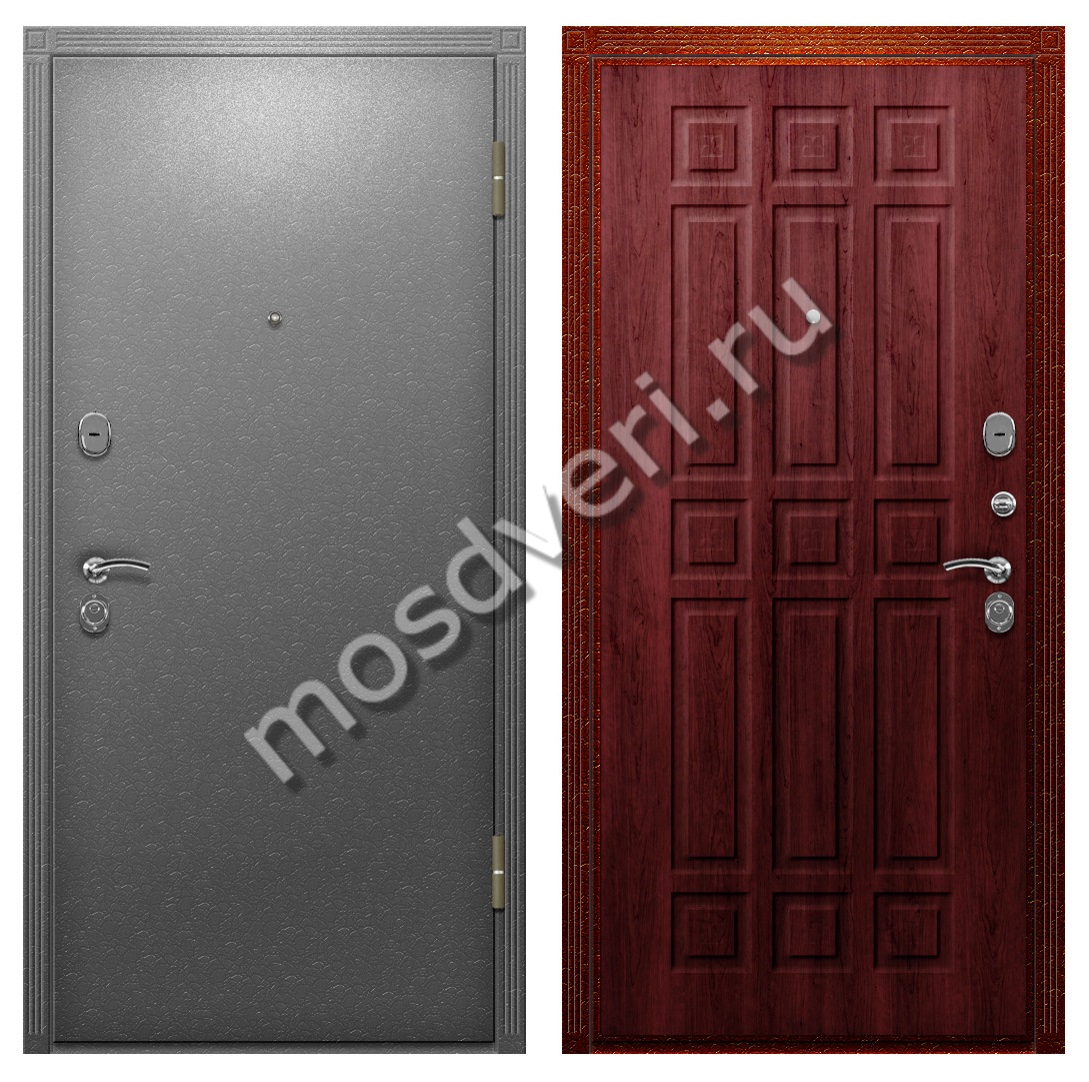 Одностворчатая входная дверь в коттедж с терморазрывом TD-60 - купить от производителя Мосдвери Одностворчатая входная дверь в коттедж с терморазрывом TD-60