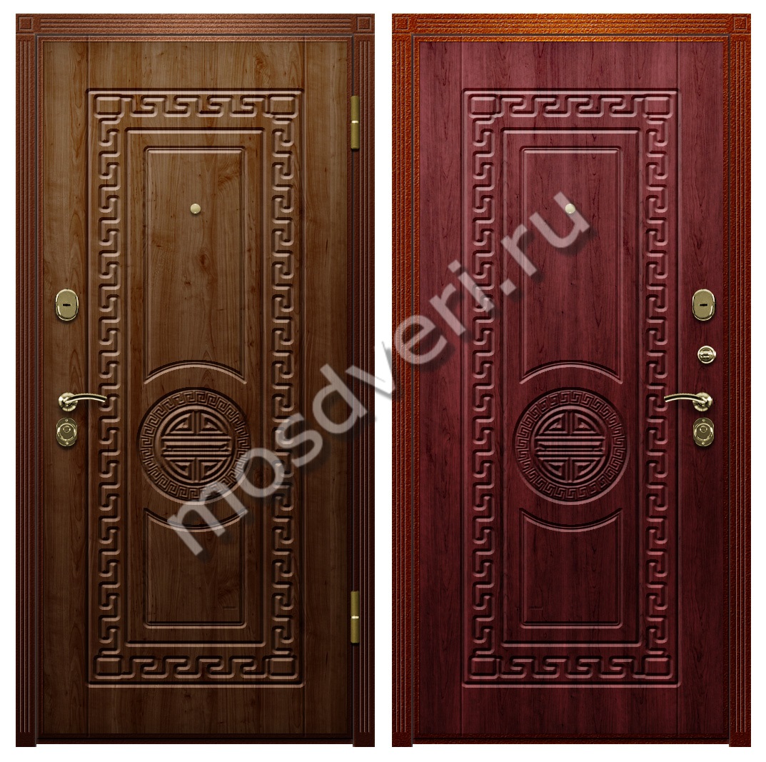 Дверь с покрытием МДФ уличная для коттеджа - купить от производителя Мосдвери Дверь с покрытием МДФ уличная для коттеджа