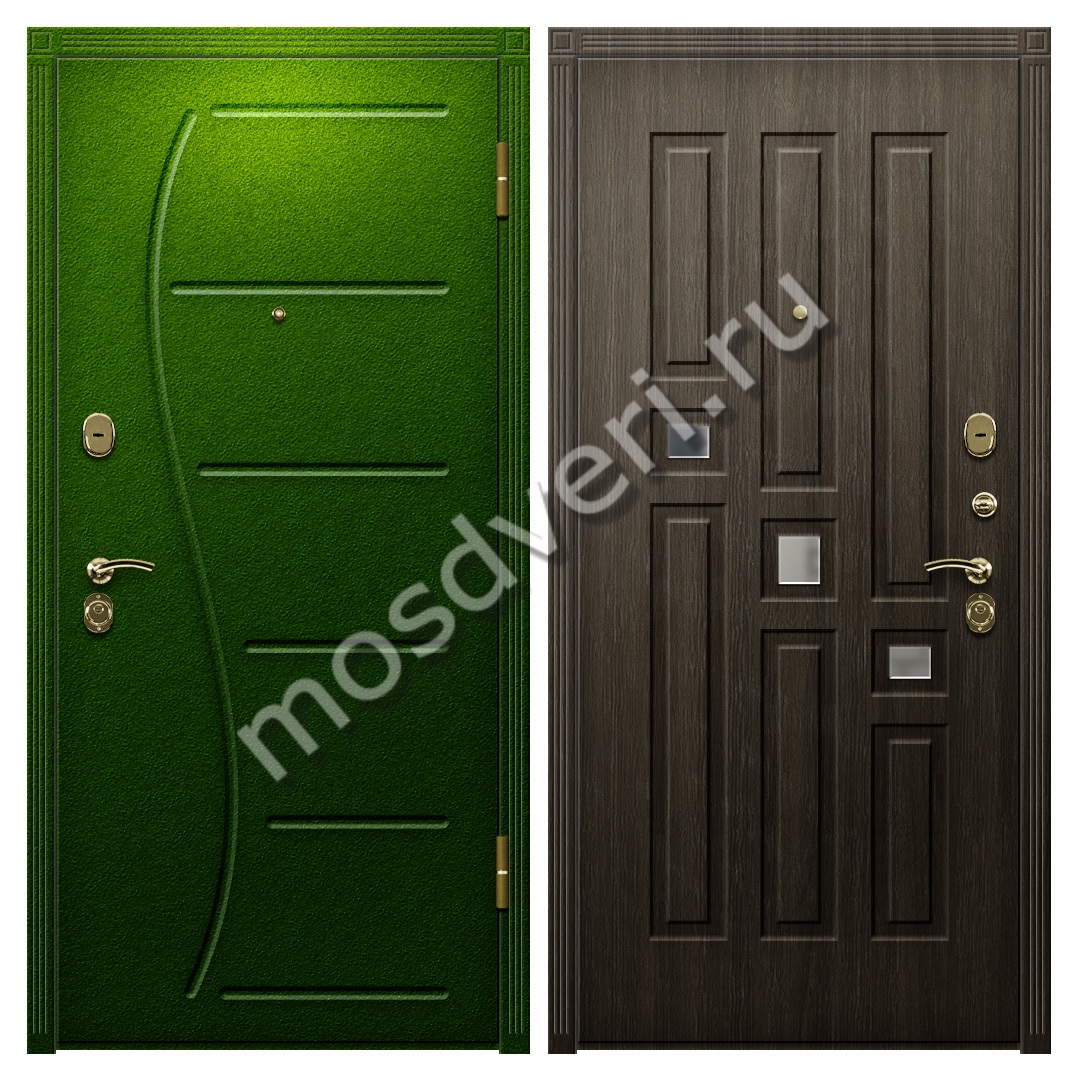 Входная дверь в квартиру с зеркалом порошковое напыление и МДФ - купить от производителя Мосдвери Входная дверь в квартиру с зеркалом порошковое напыление и МДФ