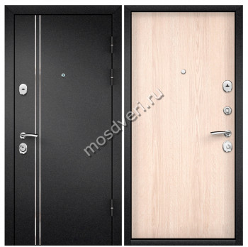 Черная входная дверь в квартиру CHD-07 - купить от производителя Мосдвери Черная входная дверь в квартиру CHD-07