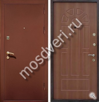 Квартирная стальная дверь с порошковым напылением и МДФ - купить от производителя Мосдвери Квартирная стальная дверь с порошковым напылением и МДФ