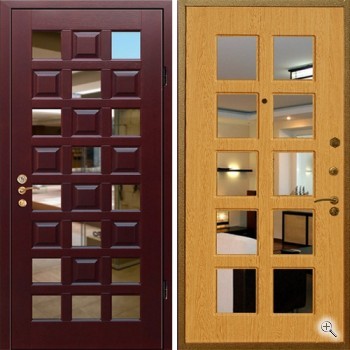 Дверь МДФ + МДФ с зеркалом - купить от производителя Мосдвери Дверь МДФ + МДФ с зеркалом